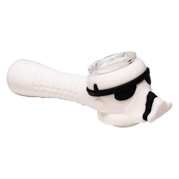 Star Wars Stormtroopers White Silicone Hand Pipe